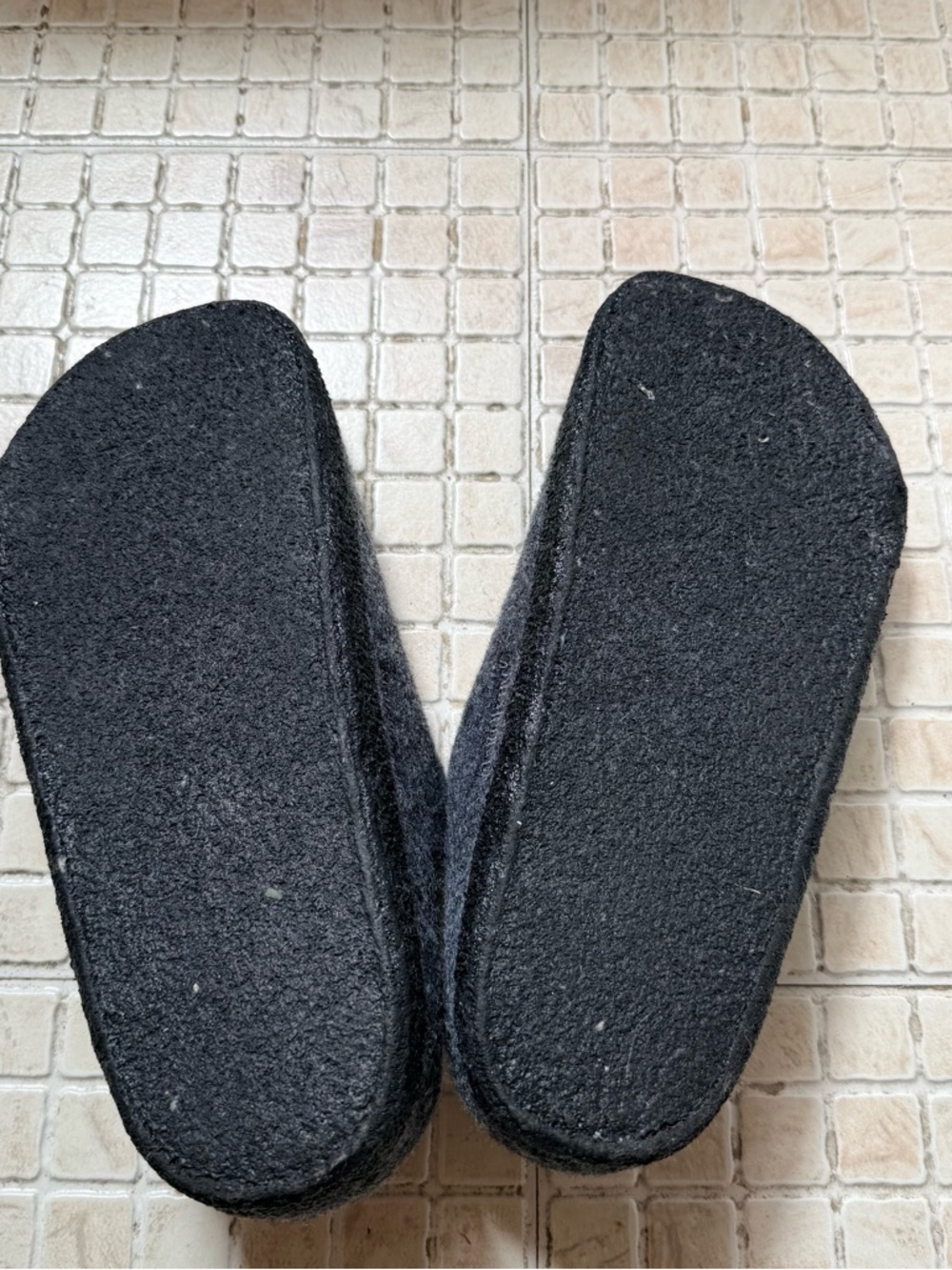 Birkenstock Zermatt Slipper Charcoal Wool felt and shearling Fuzzy Slipper. EU43 - Picture 7 of 8